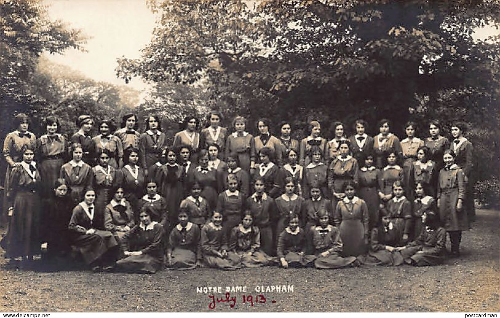 England - CLAPHAM London - Notre Dame Boarding School For Girls - REAL PHOTO - London Suburbs