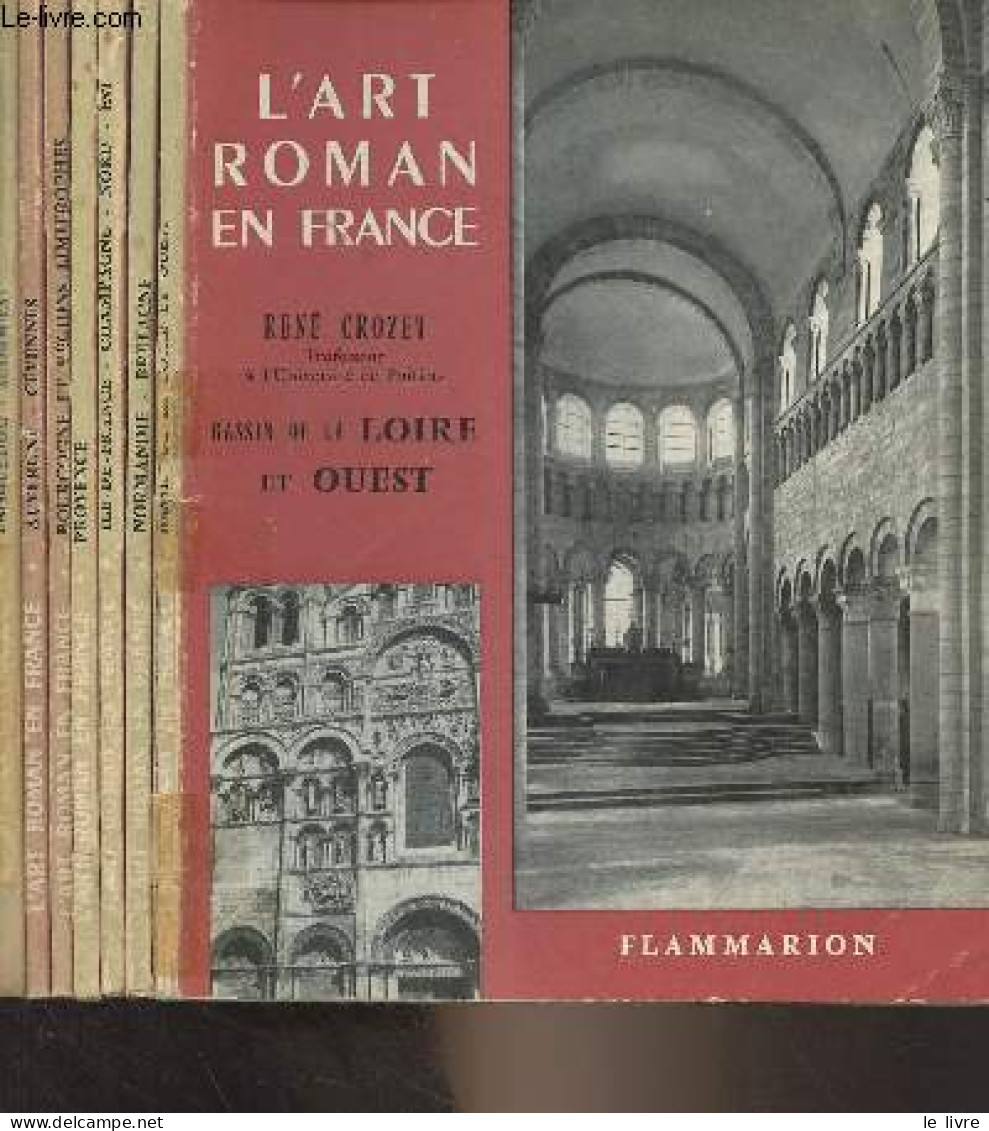 Lot De 7 Livres De La Collection L'art Roman En France : Languedoc, Sud-Ouest - Auvergne, Cévennes - Bourgogne Et Région - Kunst