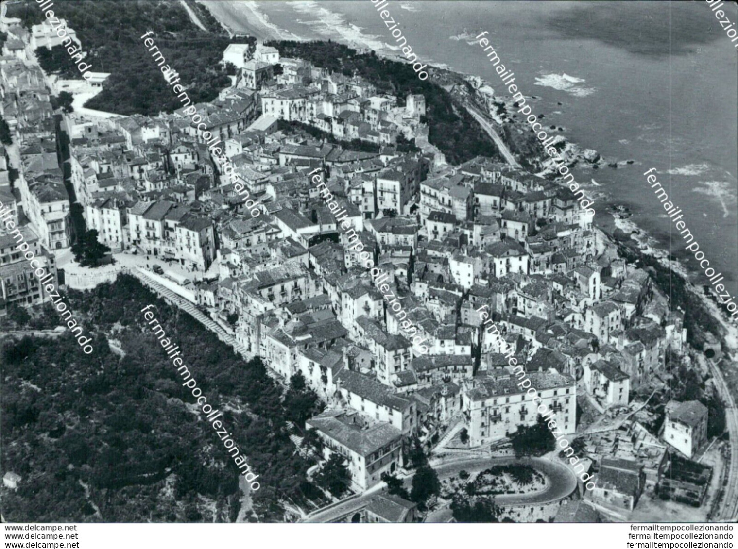 At748 Cartolina Rodi Garganico Panorama Dall'aereo Provincia Di Foggia - Foggia