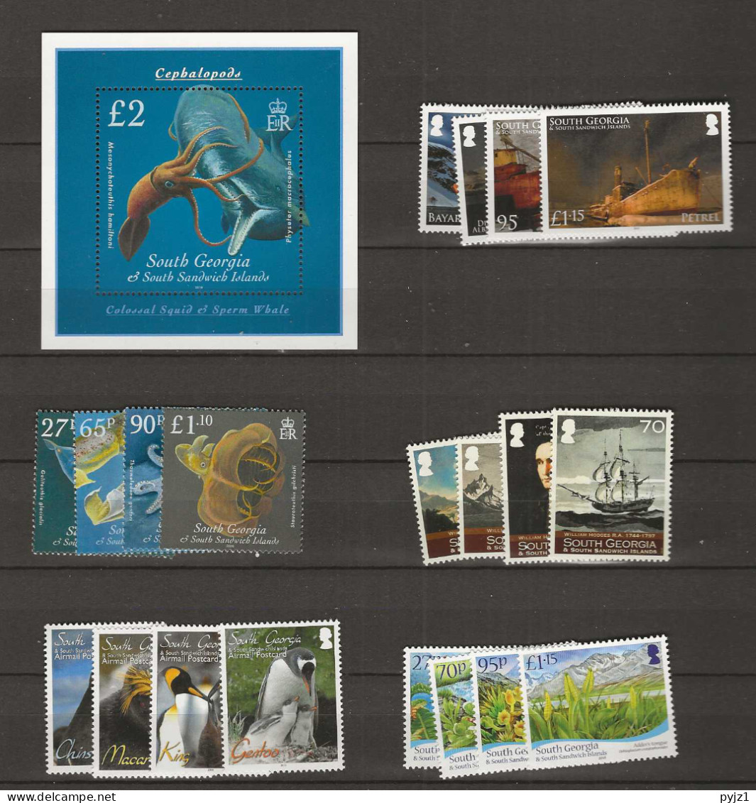 2010 MNH South Georgia Year Collection Postfris** - Géorgie Du Sud