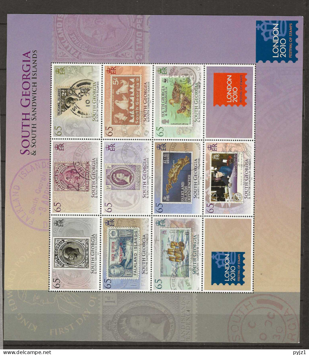 2010 MNH South Georgia Year Collection Postfris** - Géorgie Du Sud