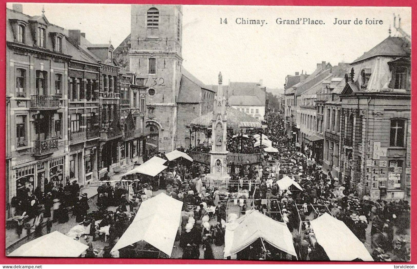 C.P. Chimay =   Grand'Place  :  Jour  De  Foire - Chimay