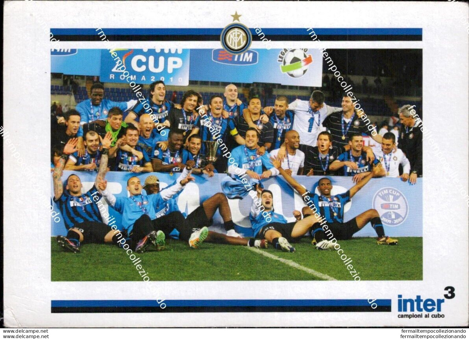 O771 Cartolina   Postcard  Ufficiale Inter Finale Di Coppa Italia - Fútbol