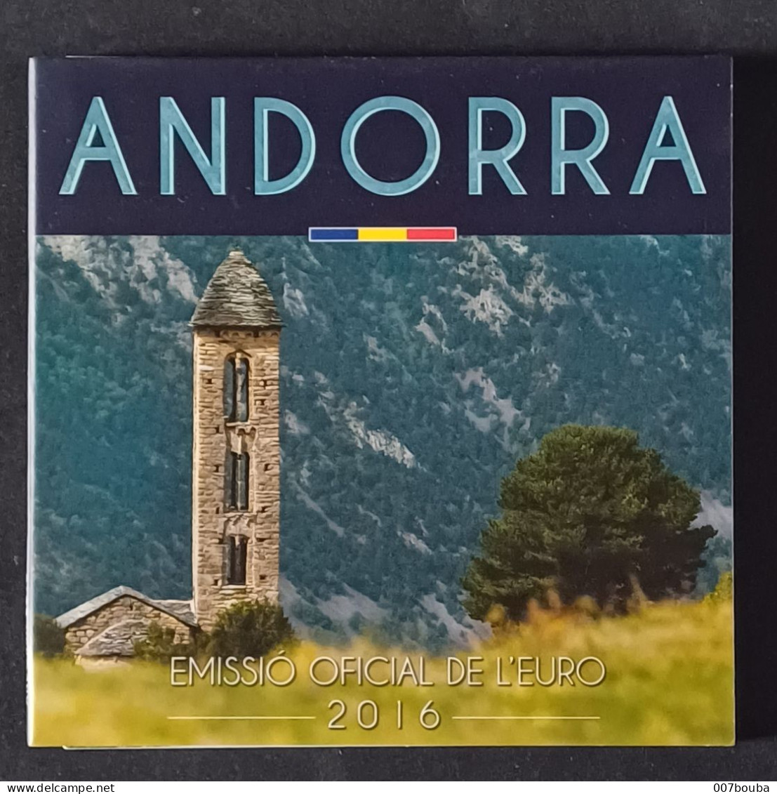 ANDORRE ANDORRA 2016 / COFFRET OFFICIEL 8 VALEURS / BU - Andorra