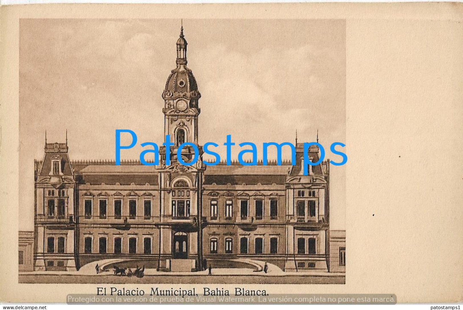 229272 ARGENTINA BAHIA BLANCA BUENOS AIRES EL PALACIO MUNICIPAL POSTAL POSTCARD - Argentinien