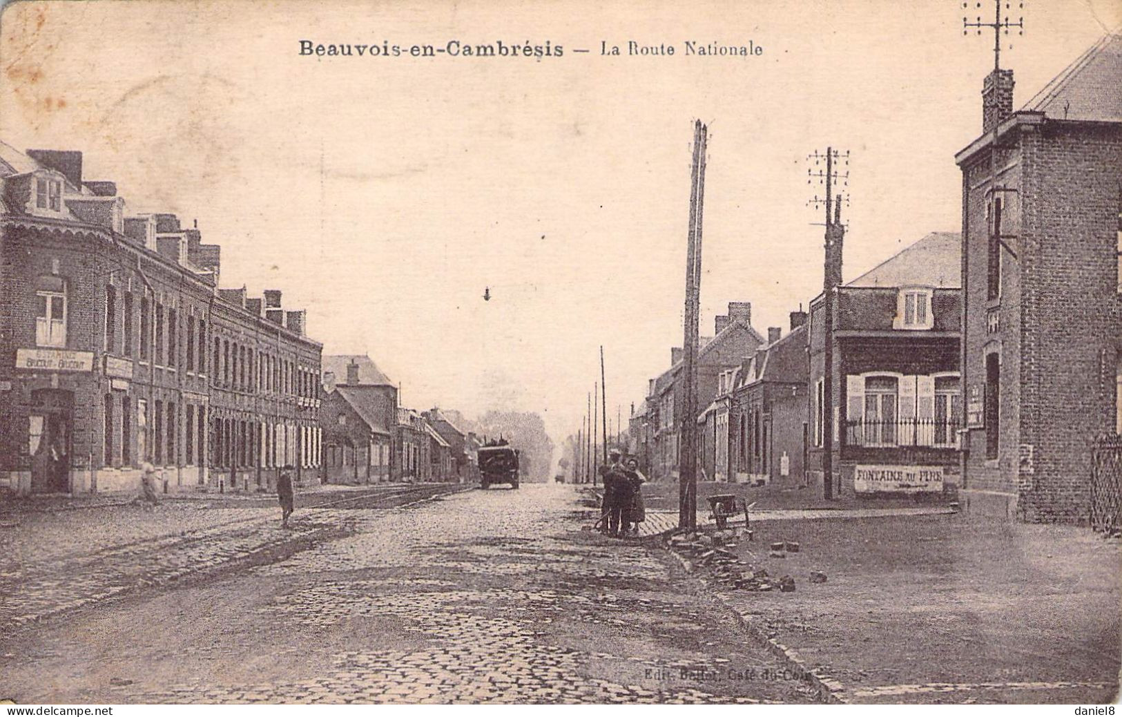 BEAUVOIS-en-CAMBRESIS  --  La Route Nationale - Autres & Non Classés