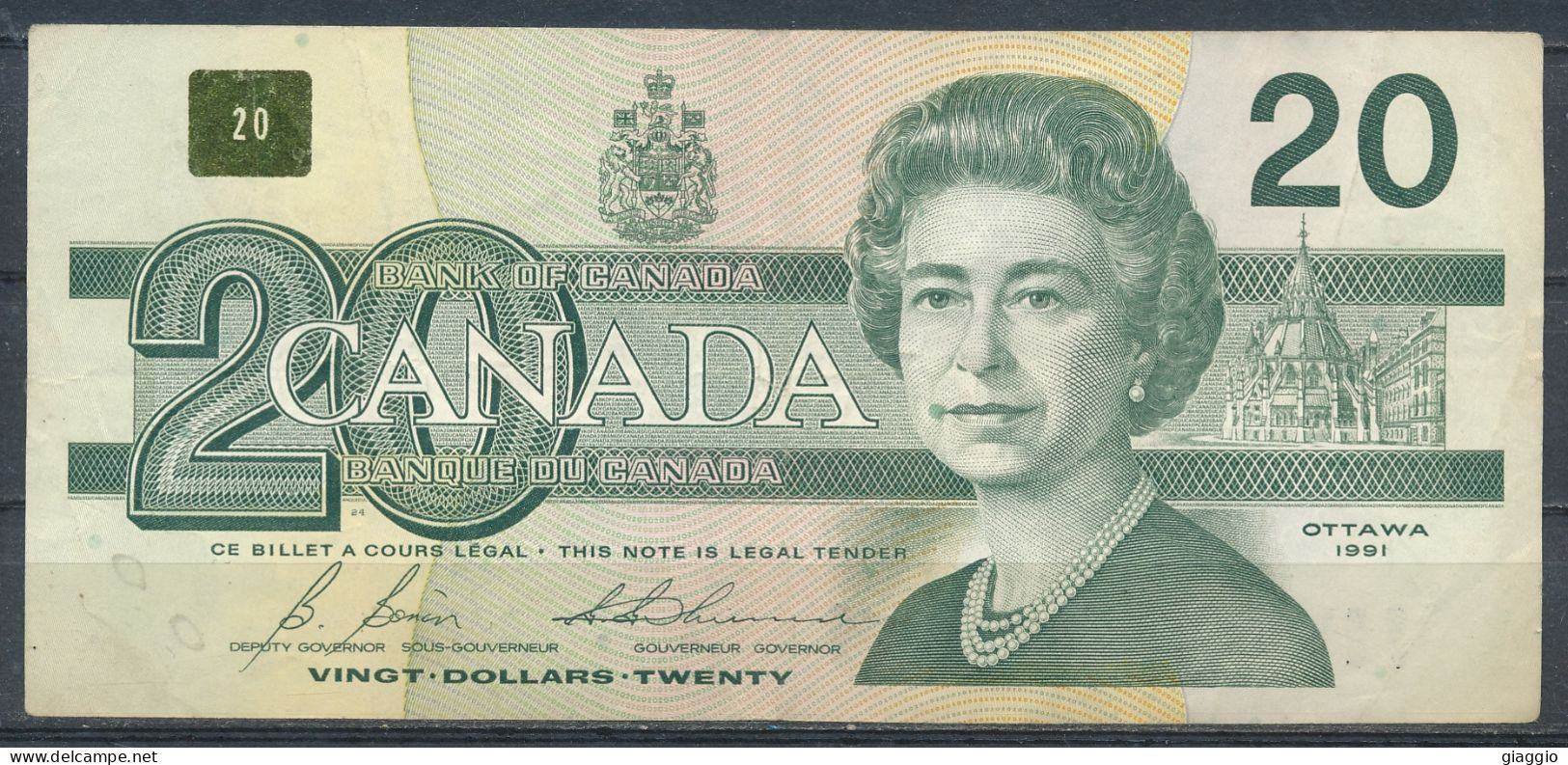 °°° CANADA 20 DOLLARS 1991 °°° - Canada