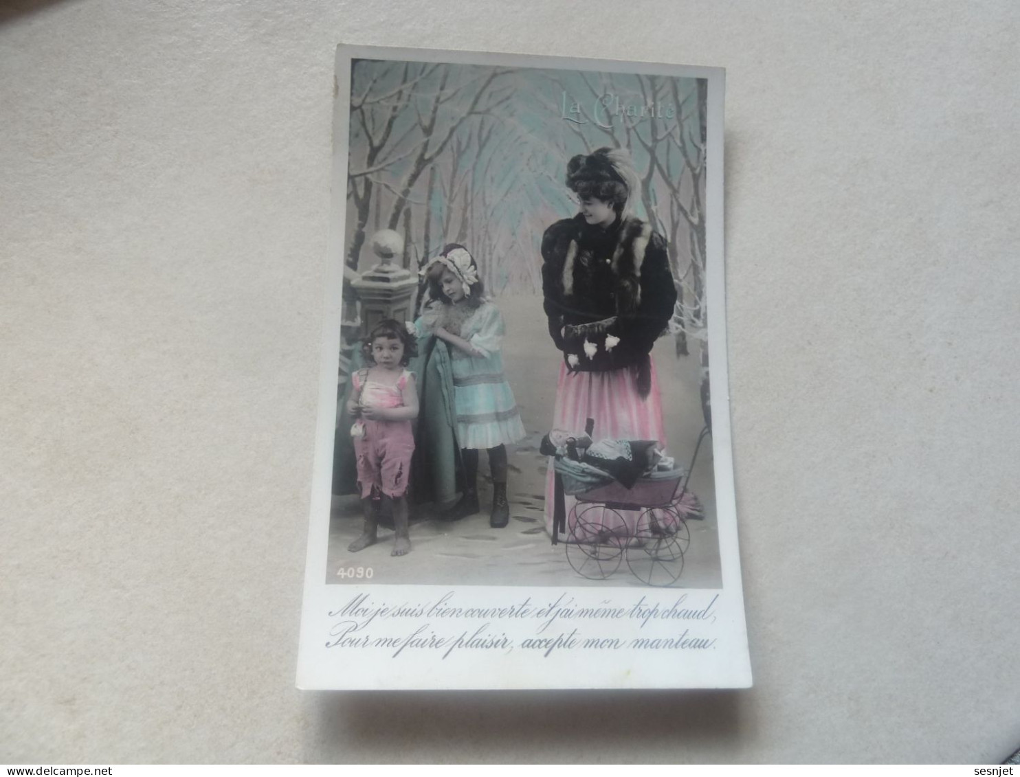 Bonne Education - Accepte Mon Manteau - N° 4090 - Yt 137 - Editions Union Postale Universelle - Année 1909 - - Szenen & Landschaften