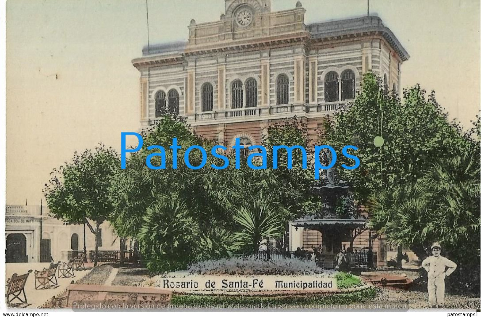 229274 ARGENTINA ROSARIO SANTA FE MUNICIPALIDAD POSTAL POSTCARD - Argentinien