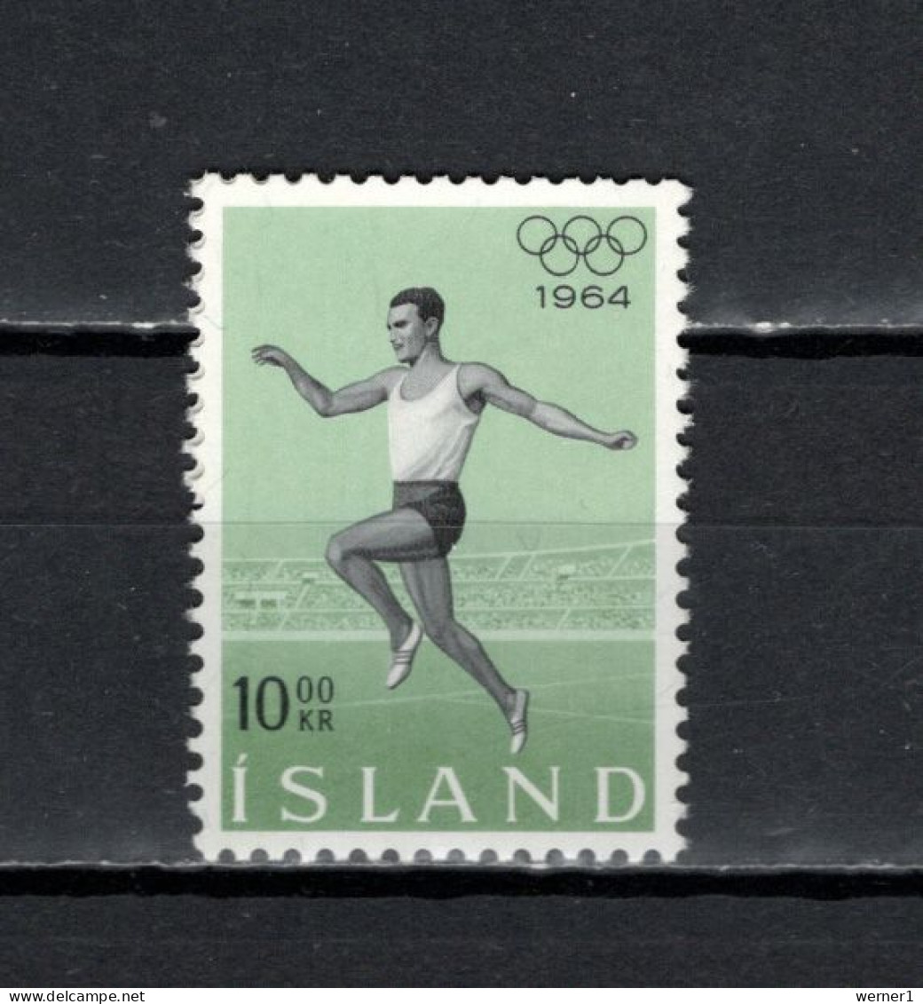 Iceland 1964 Olympic Games Tokyo, Athletics Stamp MNH - Ete 1964: Tokyo