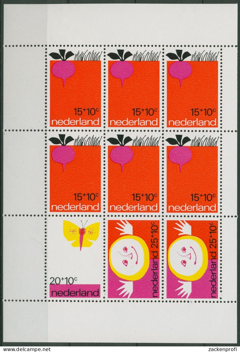 Niederlande 1971 Voor Het Kind Zeichnungen Block 10 Postfrisch (C94998) - Blocs