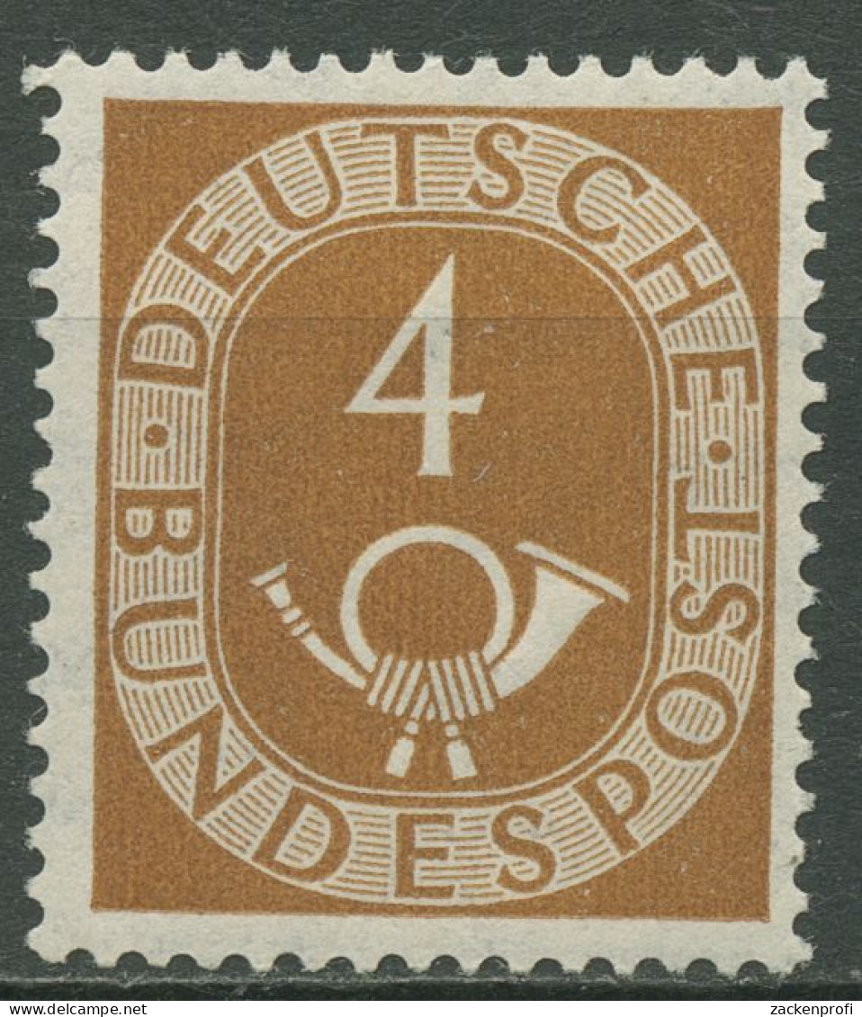 Bund 1951 Freimarke Posthorn 124 Postfrisch - Neufs