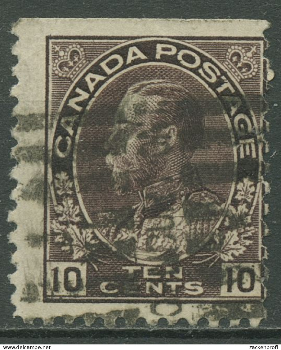 Kanada 1911 König Georg V. In Admiralsuniform 10 Cents, 97 A Gestempelt - Oblitérés