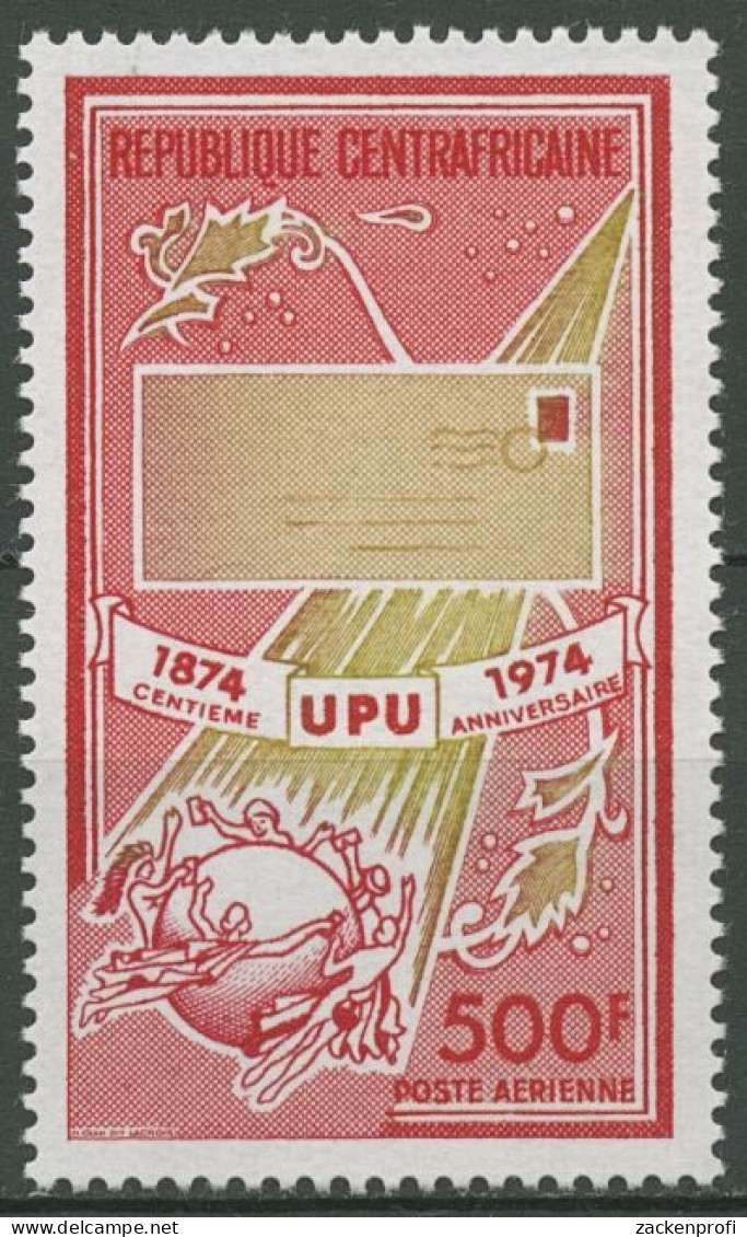 Zentralafrikanische Republik 1974 100 Jahre Weltpostverein UPU 354 Postfrisch - Centrafricaine (République)