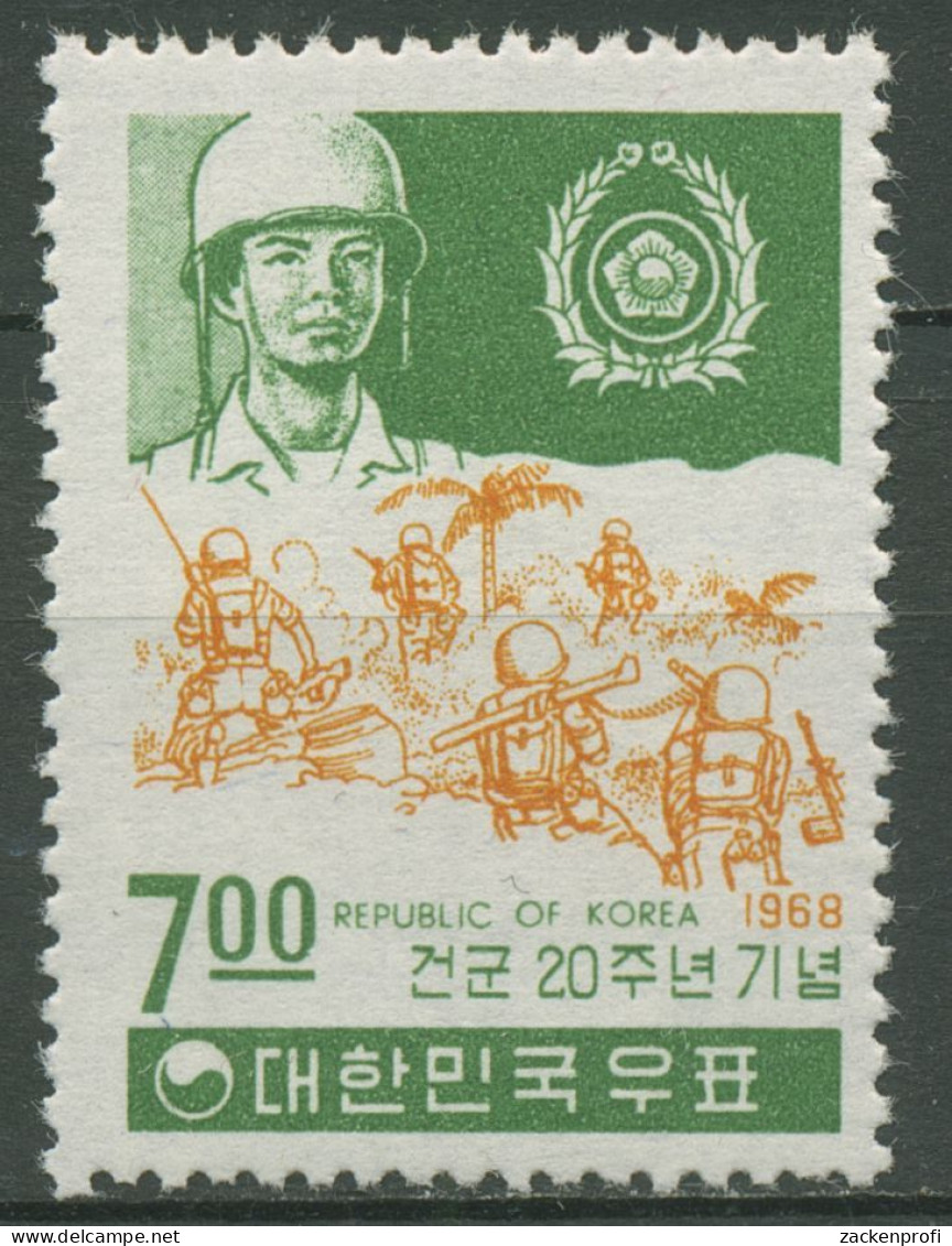 Korea (Süd) 1968 Streitkräfte Landstreitkräfte Infanterie 622 Postfrisch - Corée Du Sud