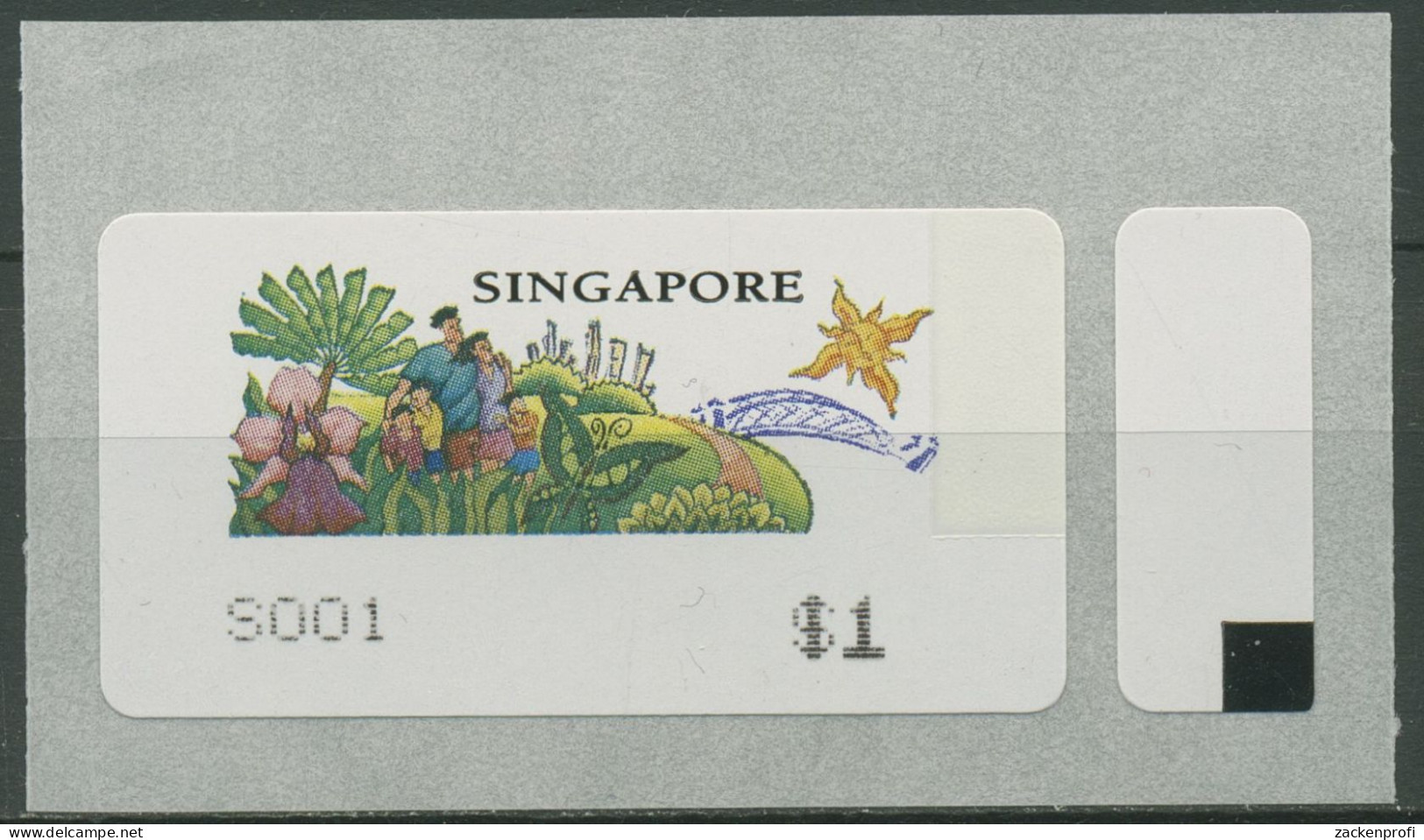 Singapur Automatenmarken 1997 ATM 8 Postfrisch - Singapore (1959-...)