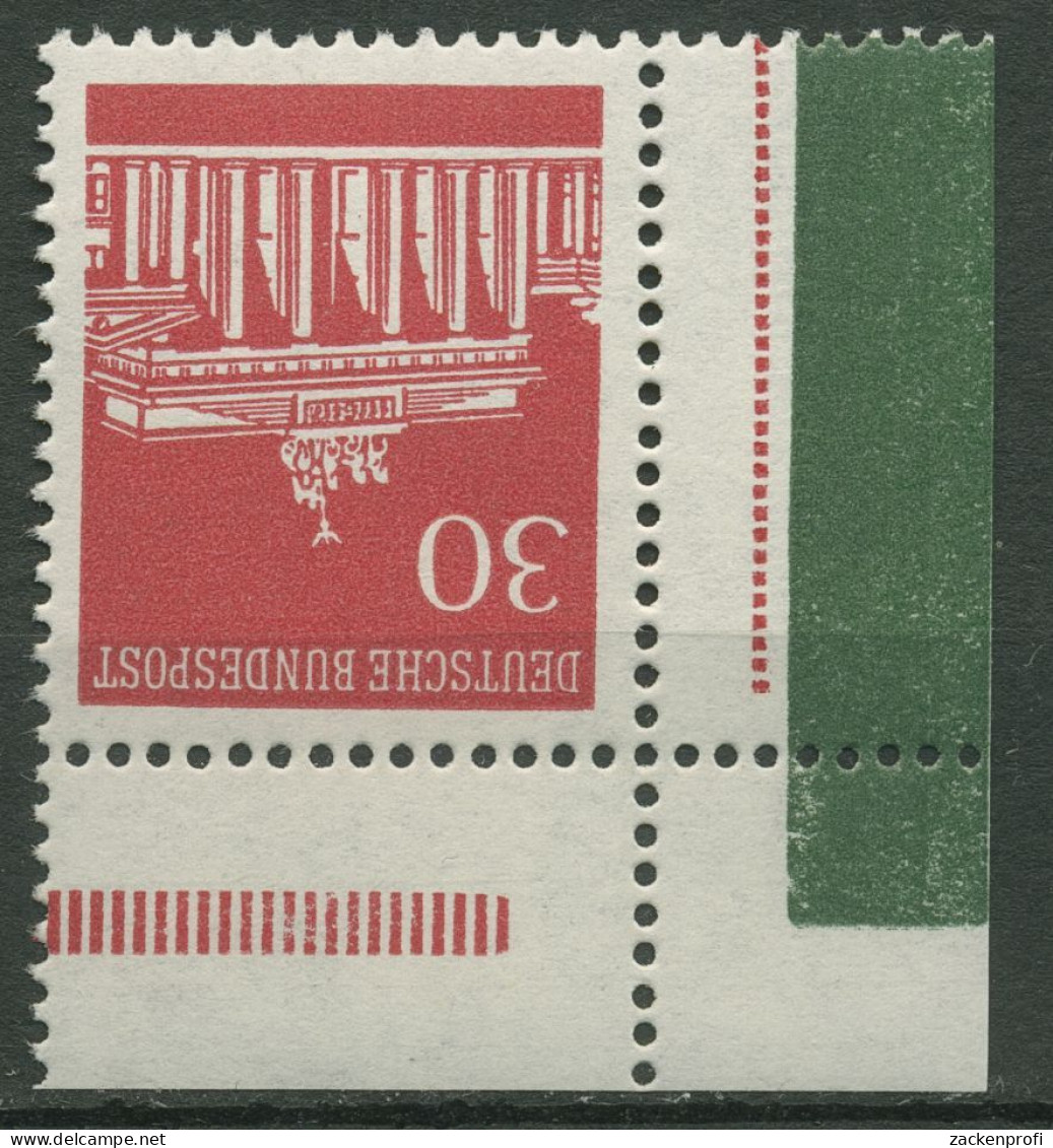 Bund 1966 Brandenburger Tor Ecke Aus MHB 12, 508 ER 12.4 Postfrisch - Unused Stamps