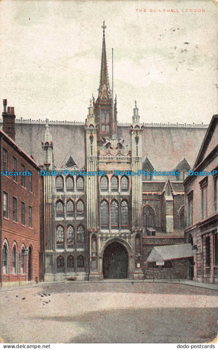 R109398 The Guildhall. London. 1907 - Andere & Zonder Classificatie