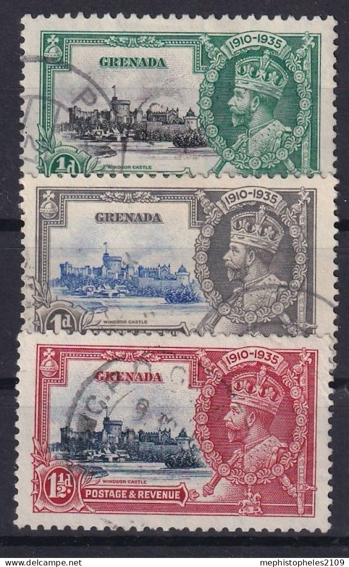 GRENADA 1935 - Canceled - Sc# 124-126 - Grenade (...-1974)