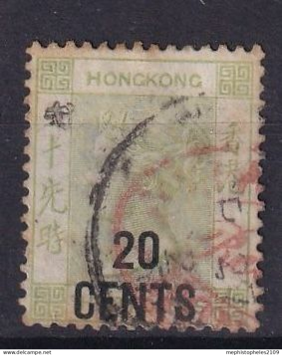 HONGKONG 1891 - Canceled - Sc# 61 - Oblitérés