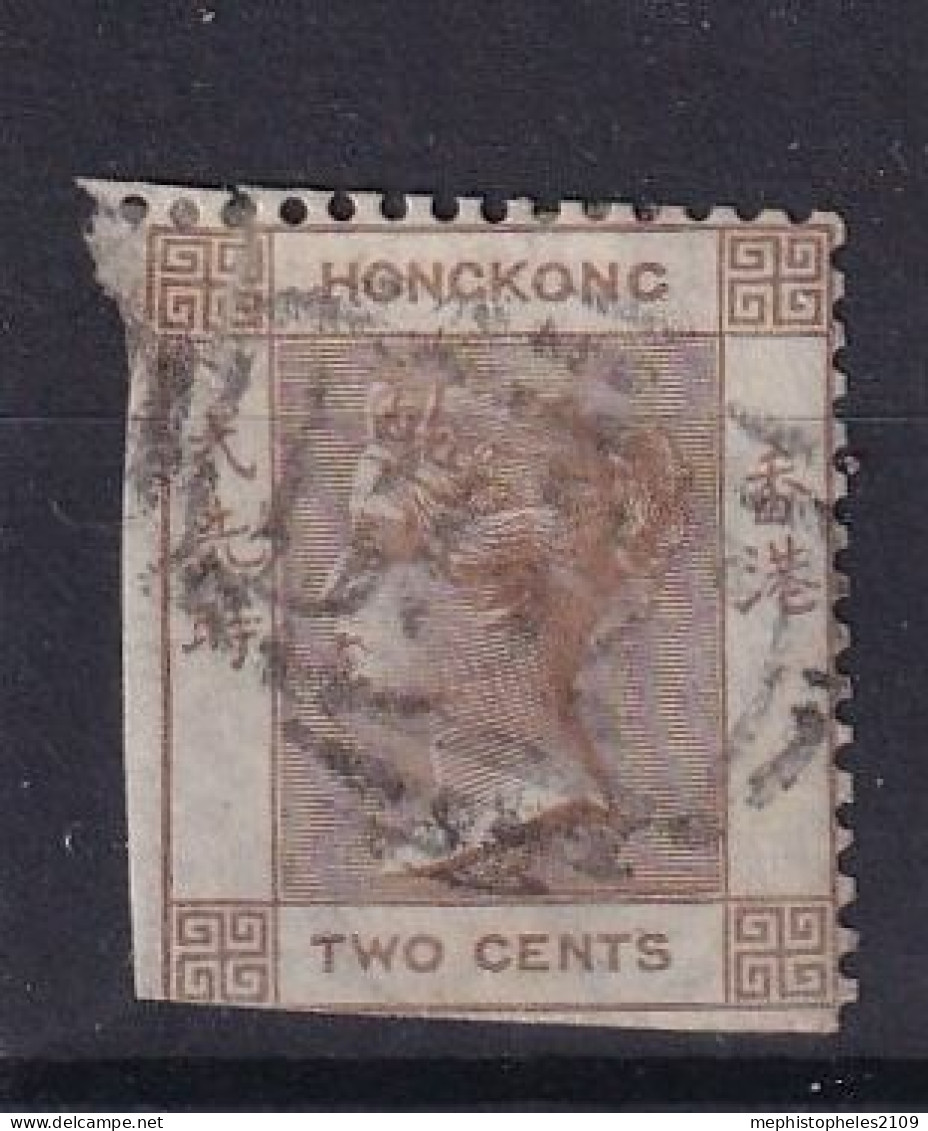 HONGKONG 1865 - Canceled - Sc# 8 - Oblitérés