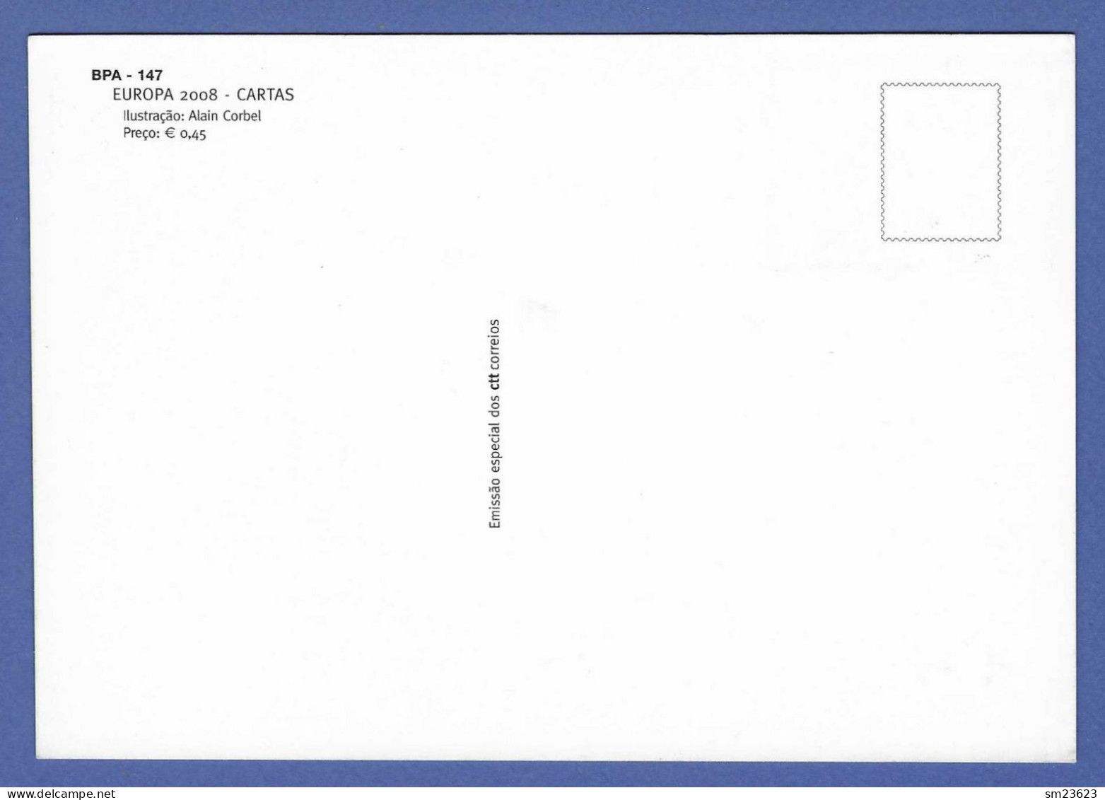 Portugal / Acores 2008  Mi.Nr. 543 , EUROPA CEPT / Der Brief / The Letter - Maximum Card - CTT Lisboa 2008.05.09 - 2008