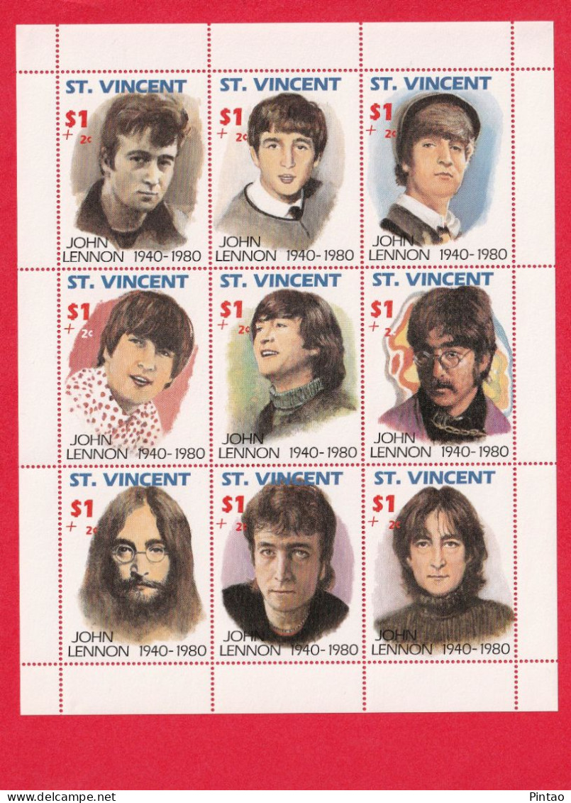 WW14518- S. VICENTE - MNH_ MÚSICA_ JOHN LENNON - Chanteurs