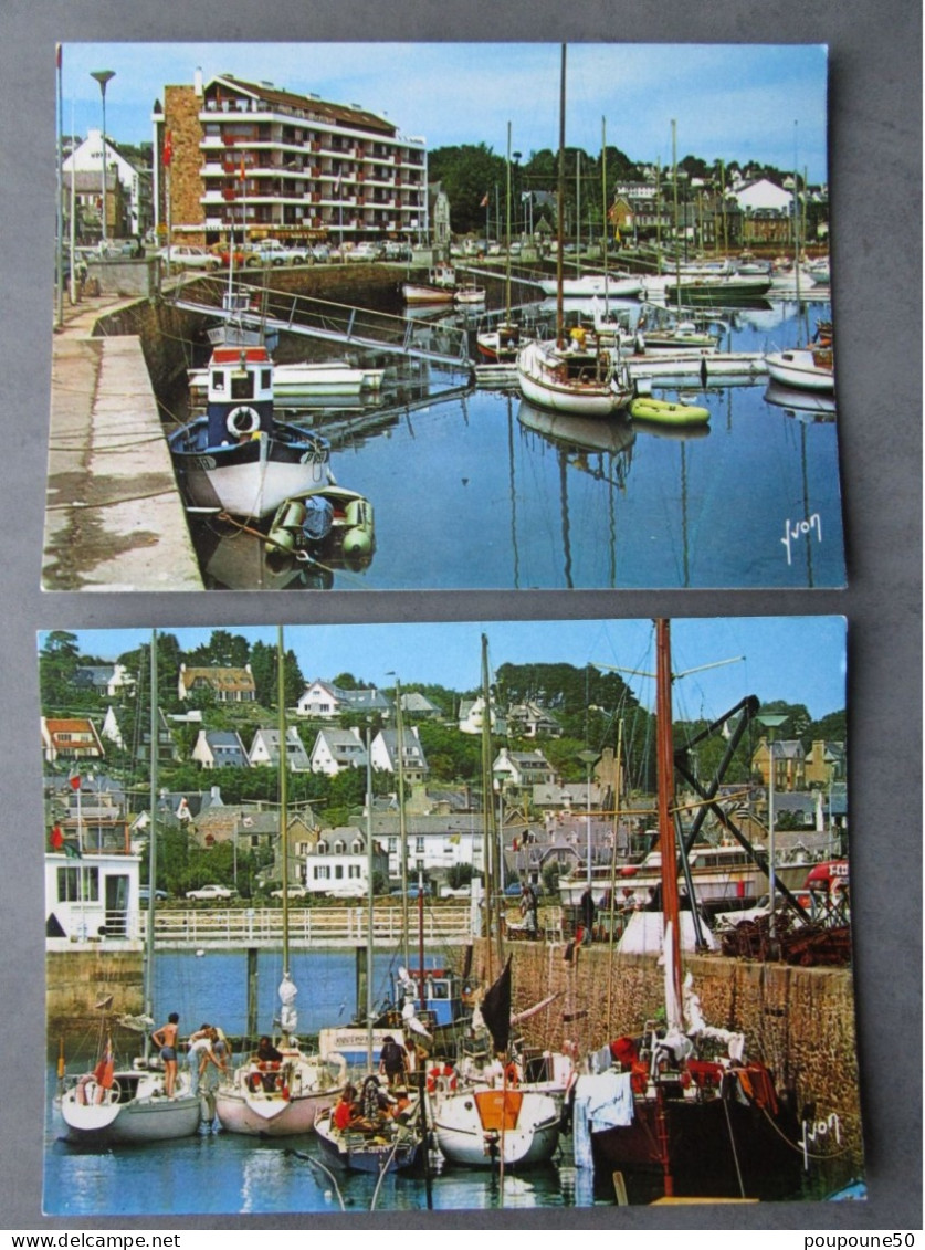 CP 22 PERROS GUIREC  - Lot De 2 Cartes Postales - Le Port - Ploumanac'h