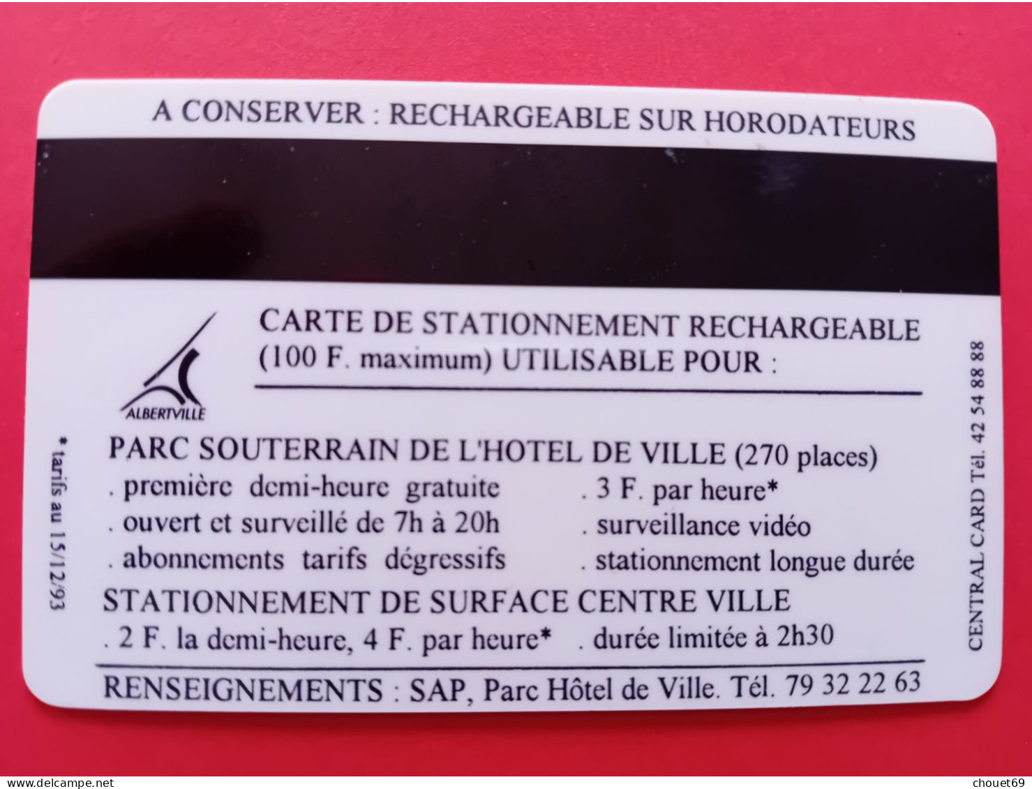 Carte Stationnement SAP Radio Nostalgie Twiiist Pas Piaf (BA40623 - Réunion