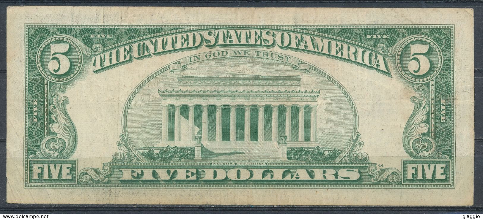 °°° USA 5 DOLLARS 1963 C °°° - Federal Reserve Notes (1928-...)