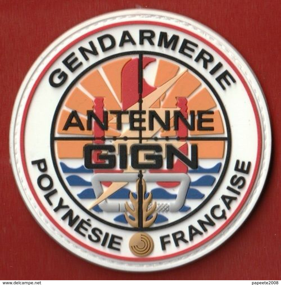 Polynésie Française / Tahiti - Gendarmerie  Antenne GIGN / Plastifié / 2019 - Police & Gendarmerie