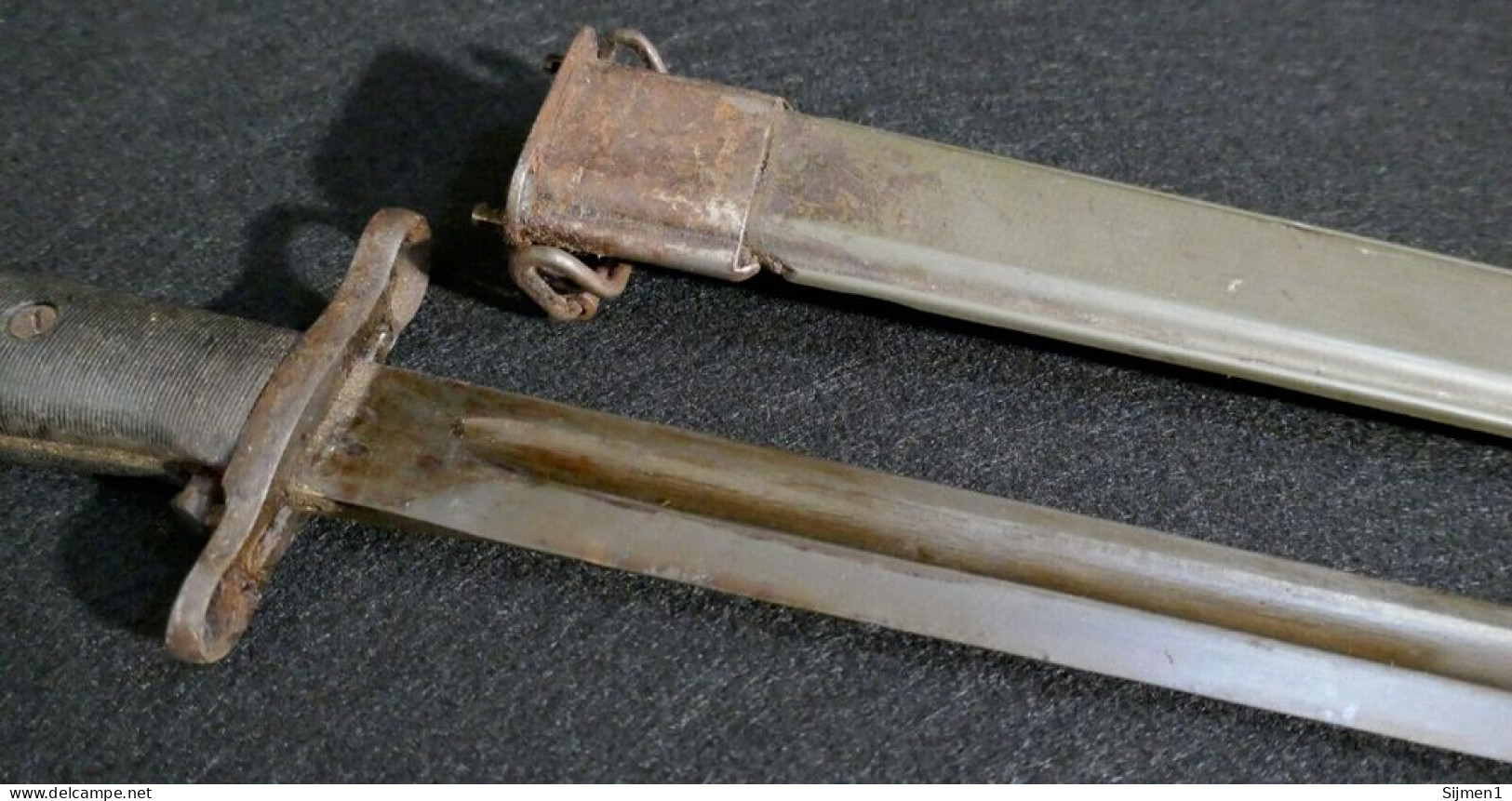 Seconde Guerre Mondiale, Armée Américaine USMC M1942 M1 Garand M1903 Springfield Bayonet 'UFH 1942', Début De La Guerre - Armes Blanches