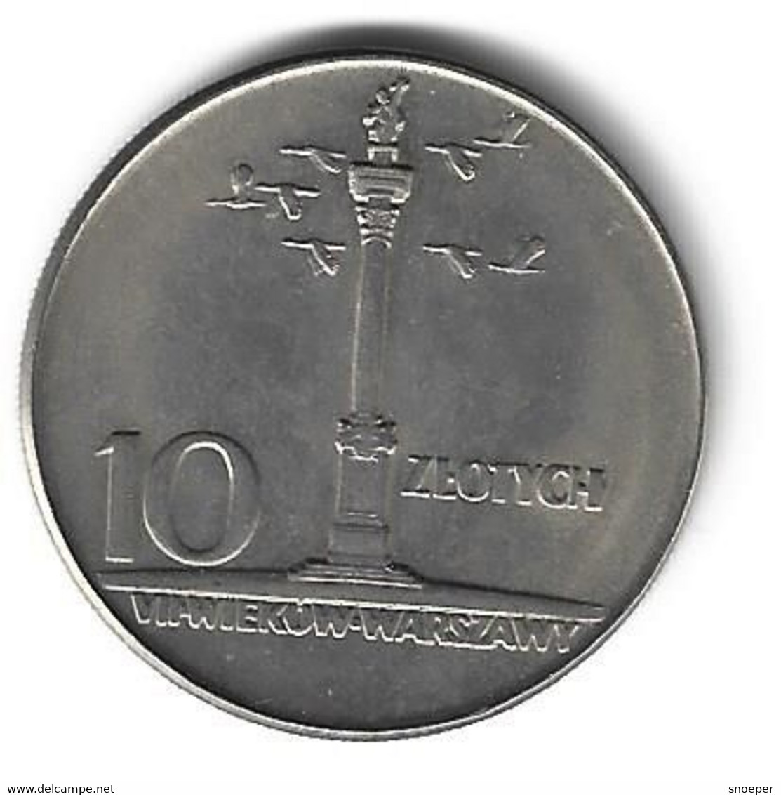 *polen 10 Zloty 1965  Km 55   Xf+ - Pologne