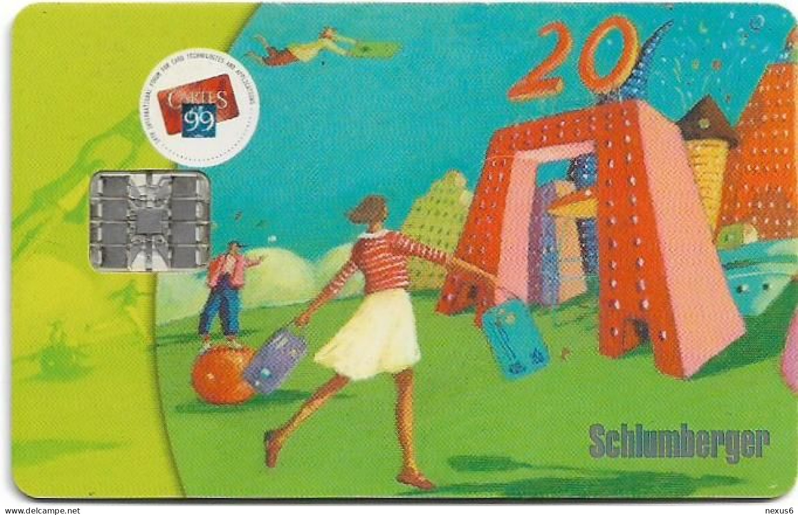 France - Cartes '99, Schlumberger, 14th Intl. Forum Expo Card - Autres & Non Classés