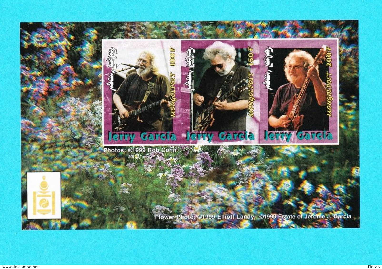 WW14527- MONGÓLIA 1999- MNH_ MÚSICA_ JERRY GARCIA - Chanteurs