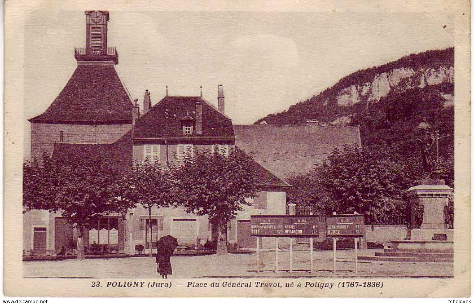 (39). Poligny. Jura. Ed Karrer Dole. 23 Place Du Général Travot - Poligny