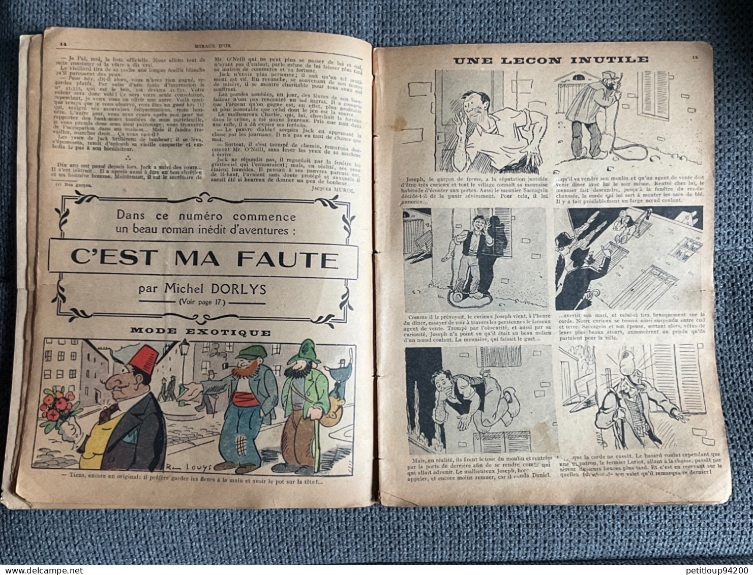 GUIGNOL Cinéma De La Jeunesse  *DOUBLE SURPRISE *MIRAGE D’OR  No 219  Décembre 1932 - Andere Tijdschriften