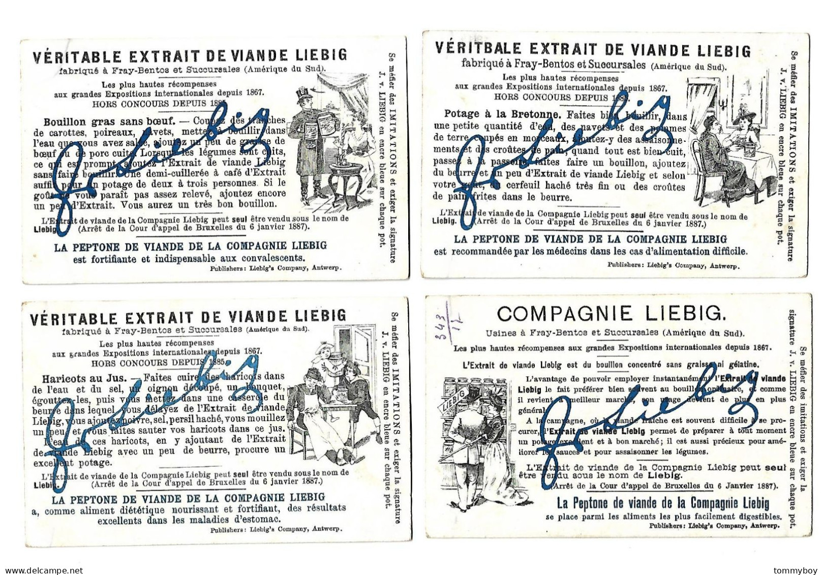 S 483 , Liebig 6 Cards, Scènes De Manoeuvres (ref B9) - Liebig