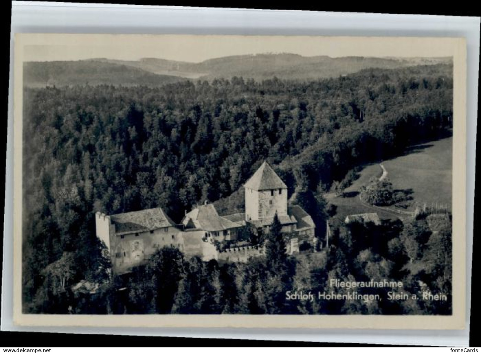 10696644 Stein Rhein Stein Rhein Fliegeraufnahme Schloss Hohenklingen * Stein Am - Sonstige & Ohne Zuordnung