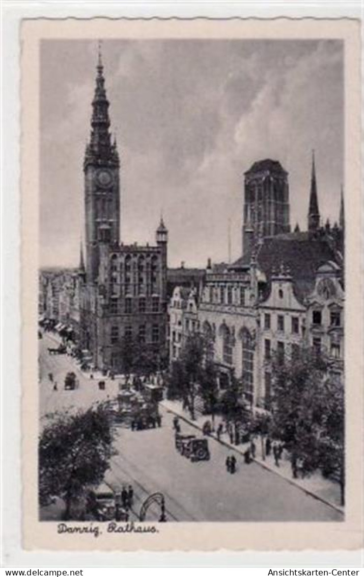 39072611 - Danzig / Gdansk Mit Rathaus Ungelaufen  Gute Erhaltung. - Polen