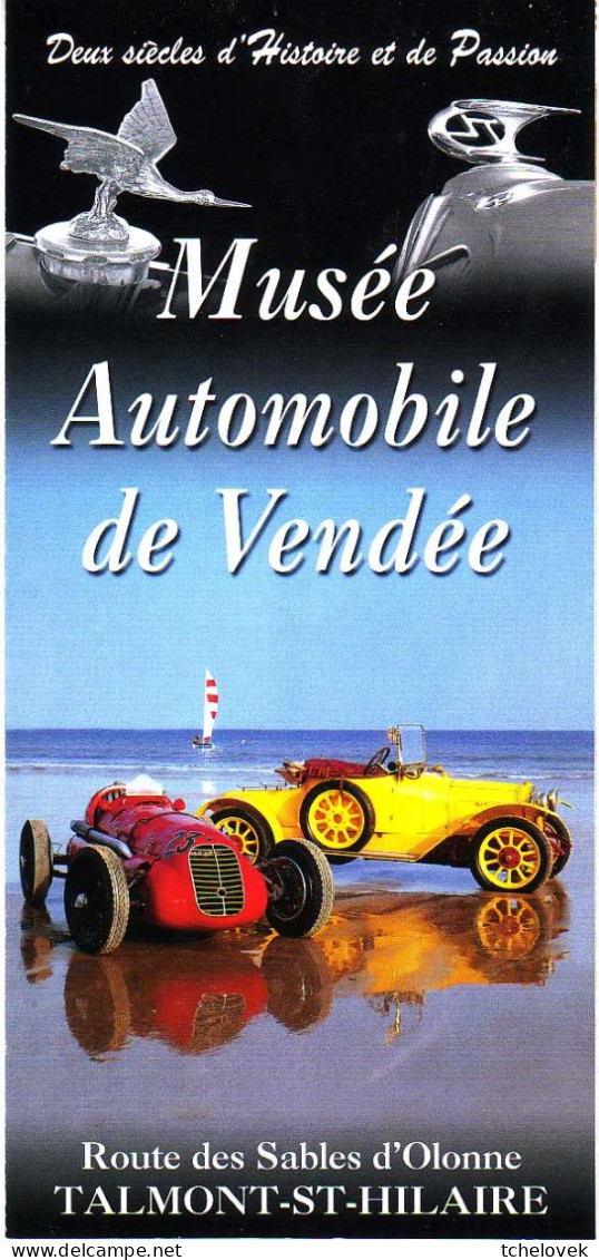 (Divers). Depliant. Matra Romorantin (1) & (2) & Musée Automobile Vendee Talmont St Hilaire & Cité Automobile - Affiches