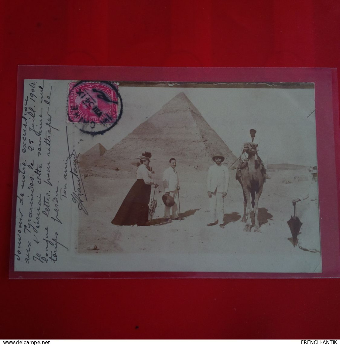 CARTE PHOTO CARTE MAXIMUM PYRAMIDE - Pyramides