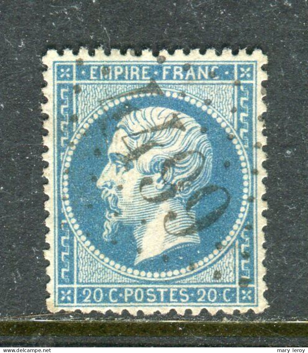 Superbe N° 22 - Cachet GC 4499 ( Le-Lac-Ou-Villers - Doubs ) - 1862 Napoléon III