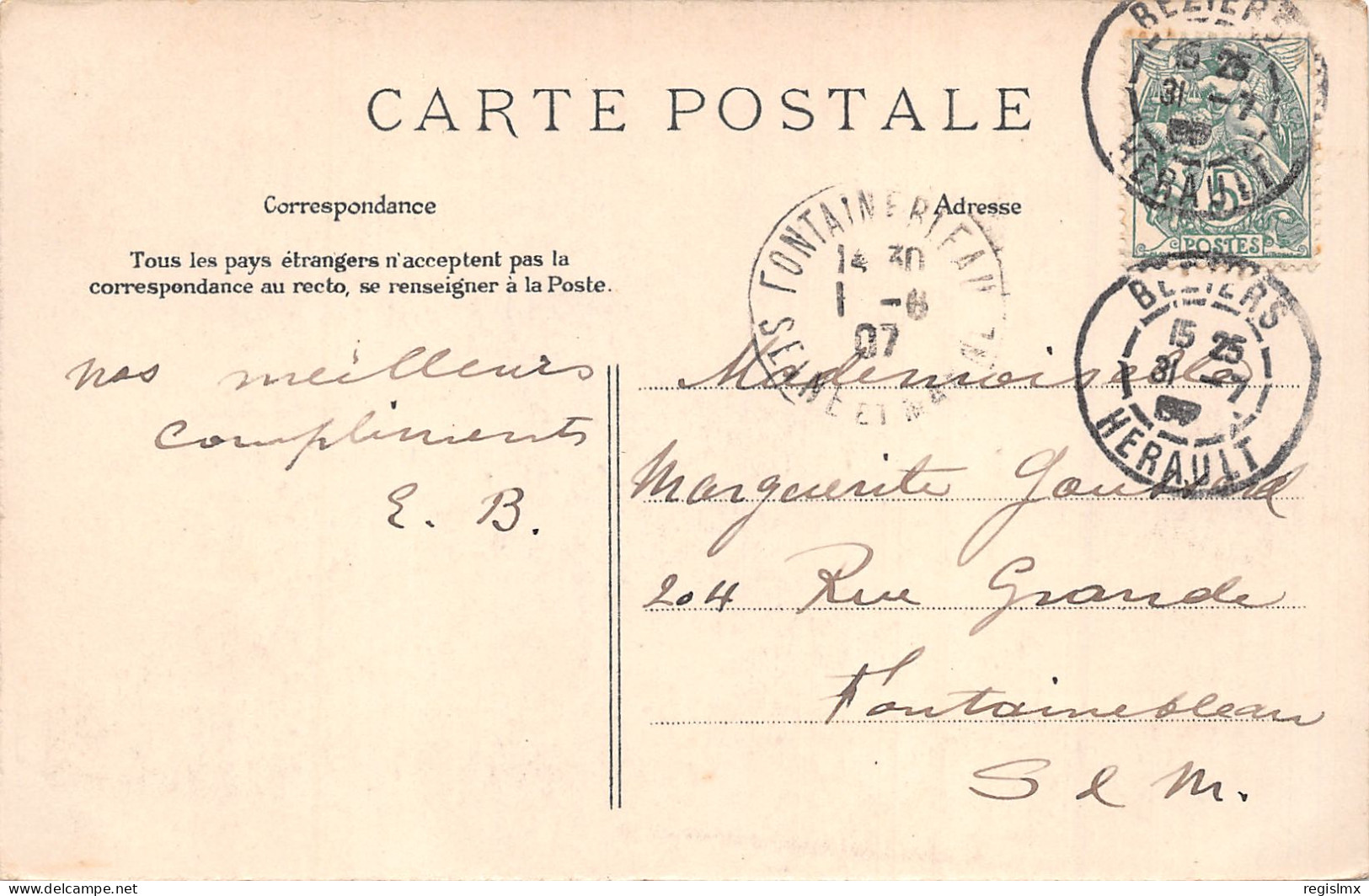 34-BEZIERS-N°363-G/0305 - Beziers