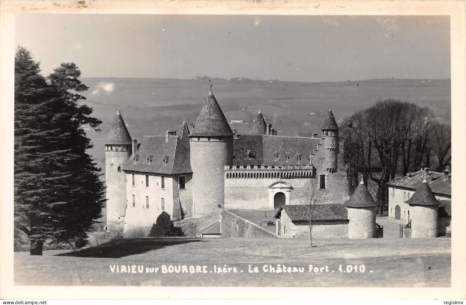 38-VIRIEU SUR BOURBE-LE CHÂTEAU FORT-N°364-C/0355 - Virieu