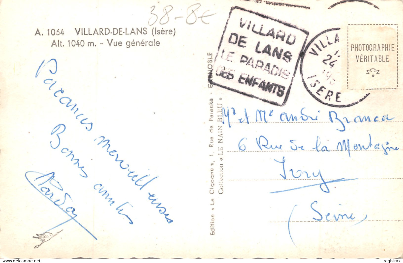 38-VILLARD DE LANS-N°364-B/0309 - Villard-de-Lans