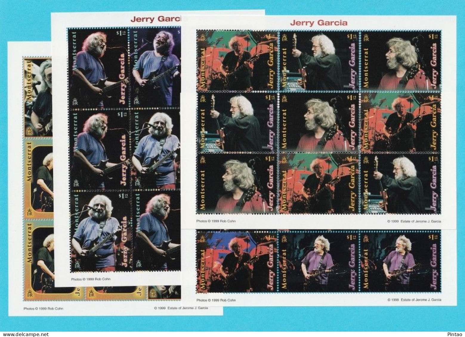 WW14529- MONTSERRAT  1999- MNH_ MÚSICA_ JERRY GARCIA - Chanteurs