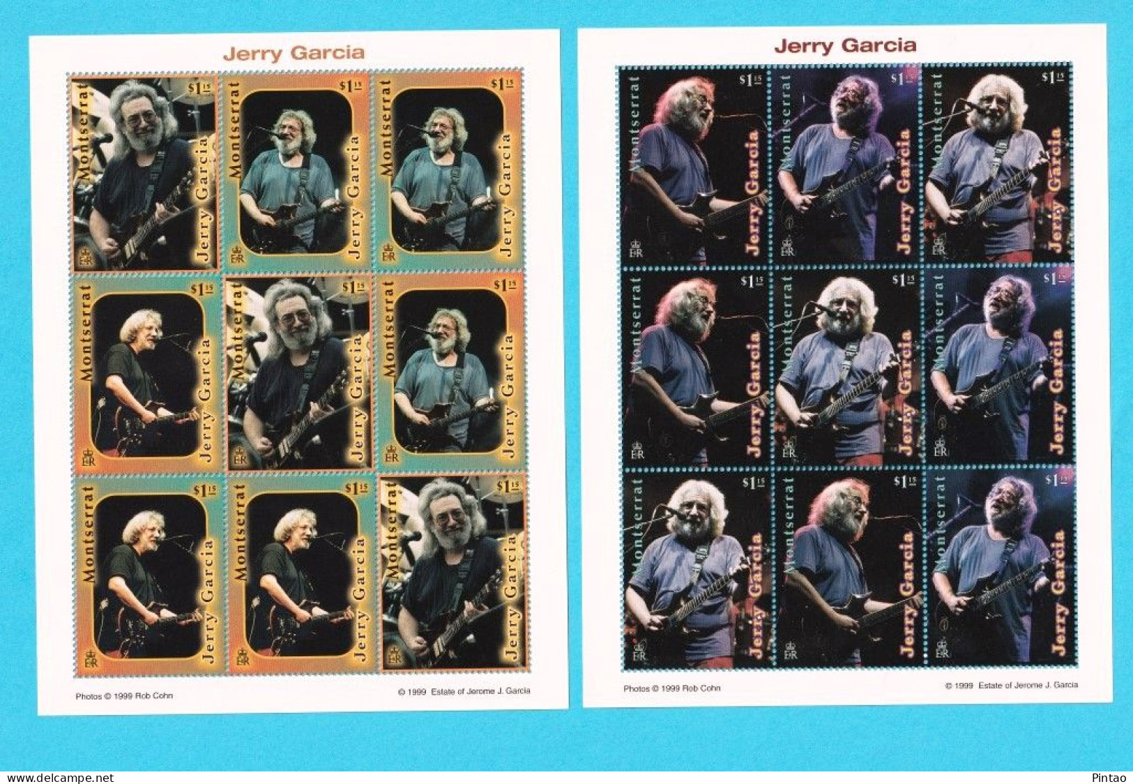 WW14529- MONTSERRAT  1999- MNH_ MÚSICA_ JERRY GARCIA - Chanteurs