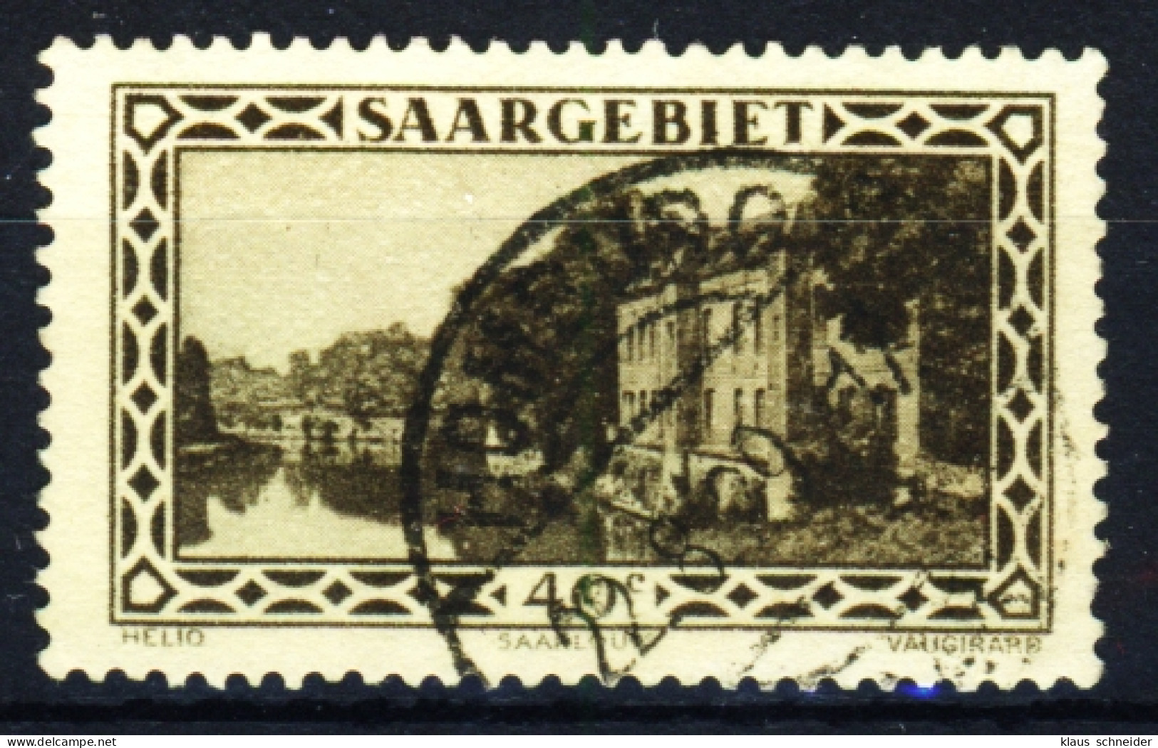 SAARGEBIET 1926 Nr 113 Zentrisch Gestempelt X3BEE3A - Used Stamps