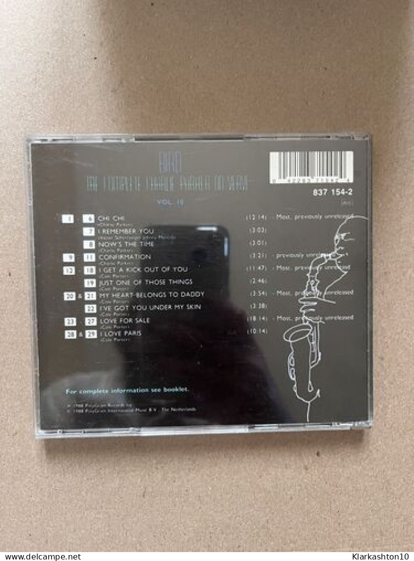 The Complete Charlie Parker Vol 10/ CD - Autres & Non Classés